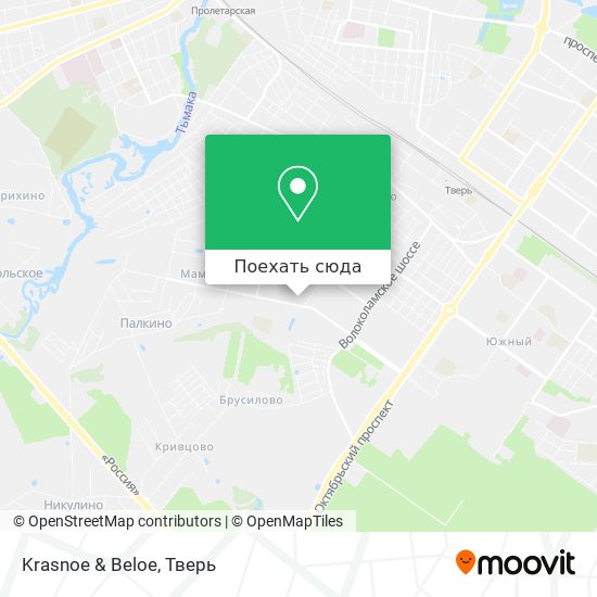 Карта Krasnoe & Beloe