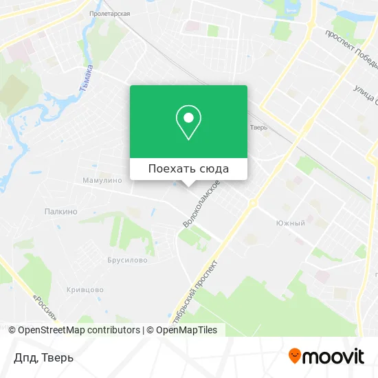 Карта Дпд
