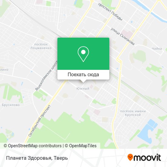 Карта Планета Здоровья