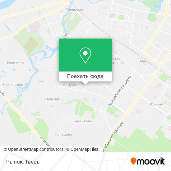 Карта Рынок