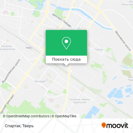 Карта Спартак
