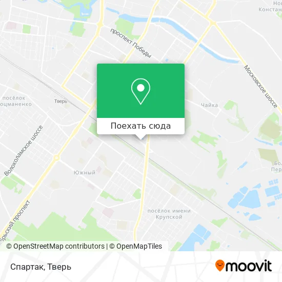 Карта Спартак