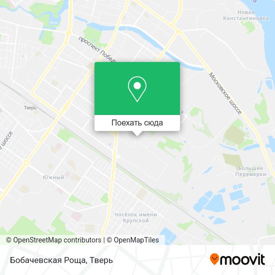 Карта Бобачевская Роща