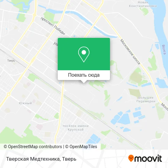 Карта Тверская Медтехника