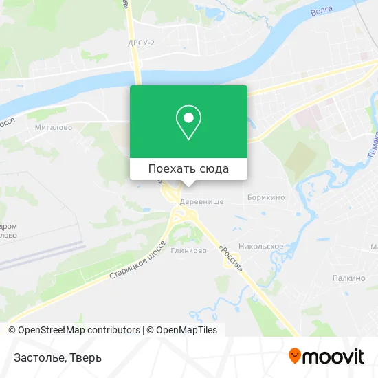 Карта Застолье