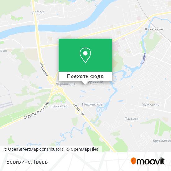 Карта Борихино