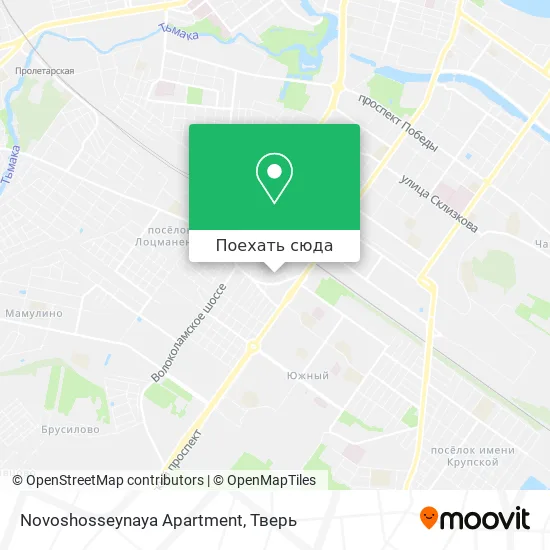 Карта Novoshosseynaya Apartment