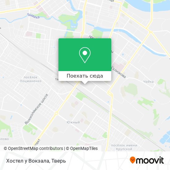 Карта Хостел у Вокзала