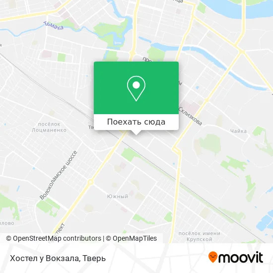Карта Хостел у Вокзала