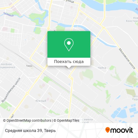 Карта Средняя школа 39
