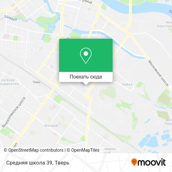 Карта Средняя школа 39