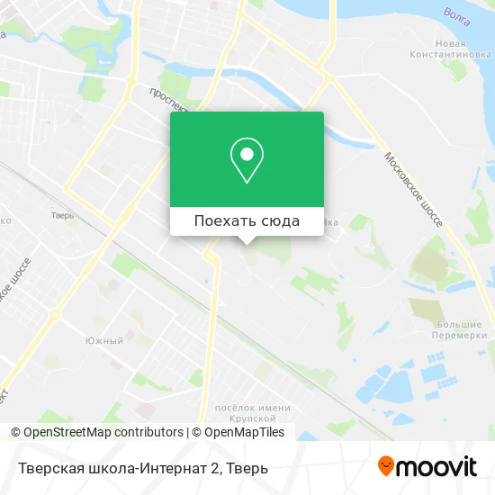 Карта Тверская школа-Интернат 2