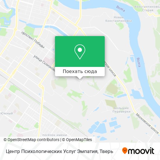 Карта Центр Психологических Услуг Эмпатия