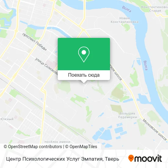 Карта Центр Психологических Услуг Эмпатия