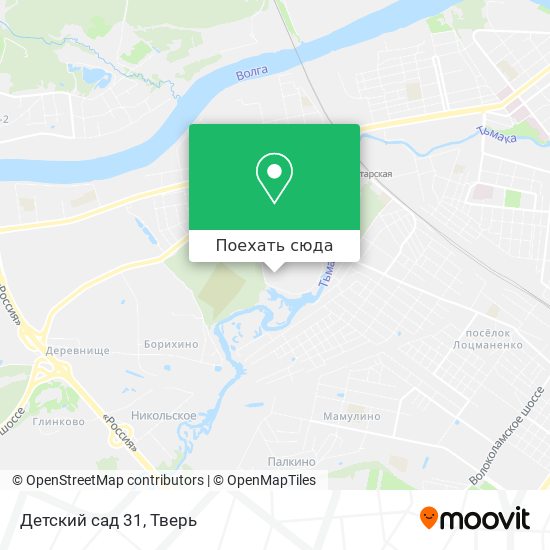 Карта Детский сад 31