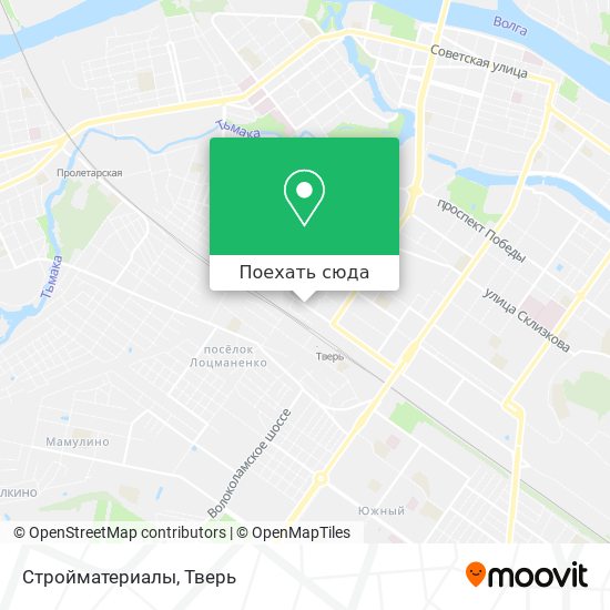 Карта Стройматериалы