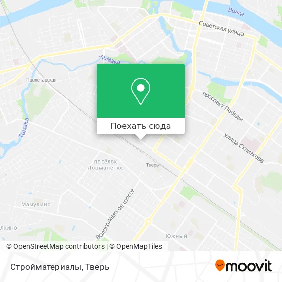 Карта Стройматериалы