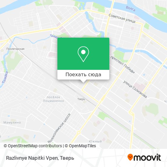 Карта Razlivnye Napitki Vpen