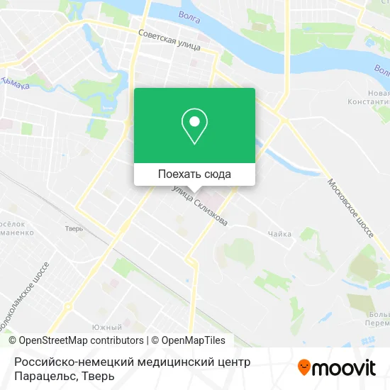 Карта Российско-немецкий медицинский центр Парацельс