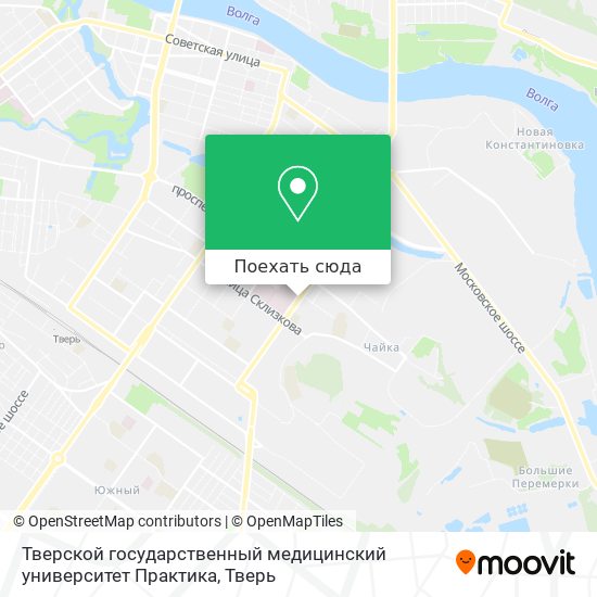 Карта Тверской государственный медицинский университет Практика