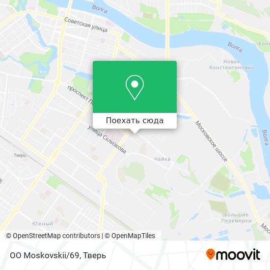 Карта OO Moskovskii/69