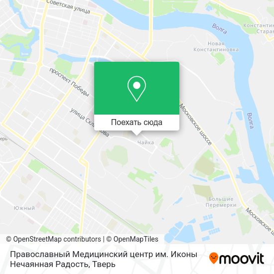Карта Православный Медицинский центр им. Иконы Нечаянная Радость