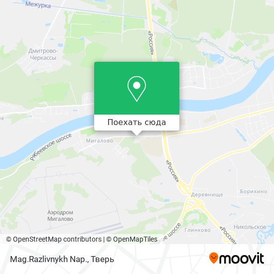 Карта Mag.Razlivnykh Nap.