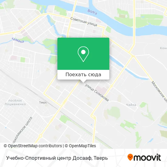 Карта Учебно-Спортивный центр Досааф