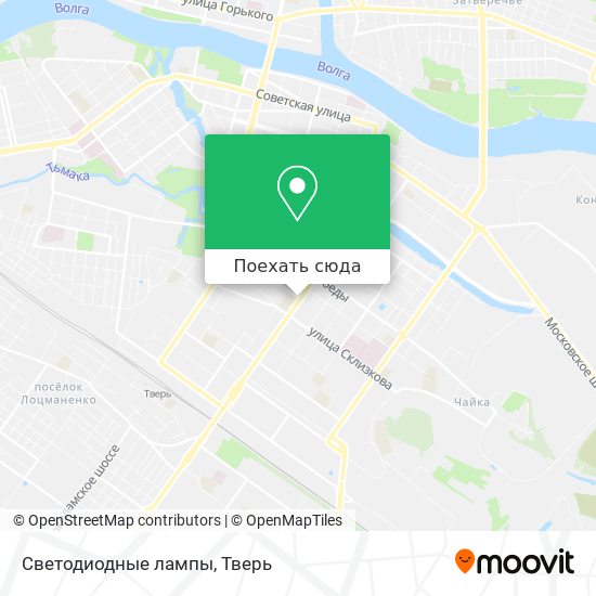 Карта Светодиодные лампы