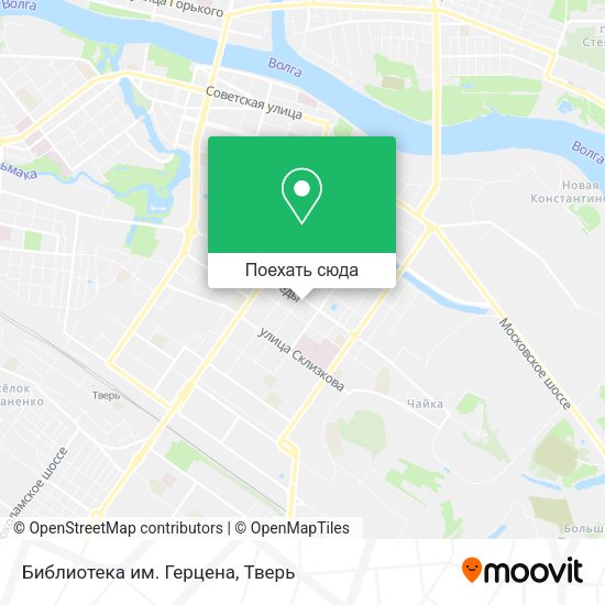 Карта Библиотека им. Герцена