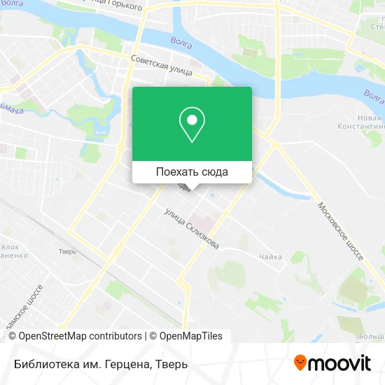 Карта Библиотека им. Герцена