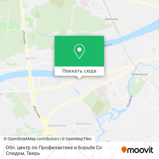 Карта Обл. центр по Профилактике и Борьбе Со Спидом