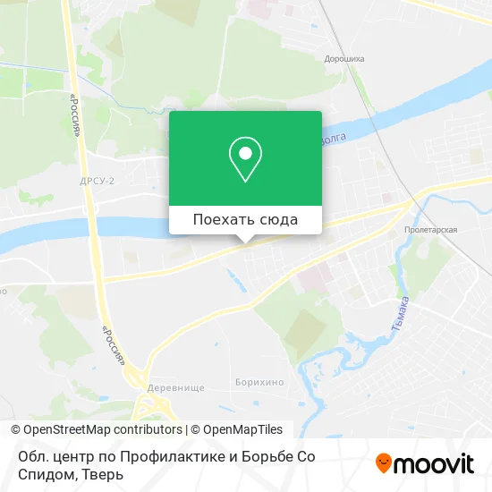 Карта Обл. центр по Профилактике и Борьбе Со Спидом