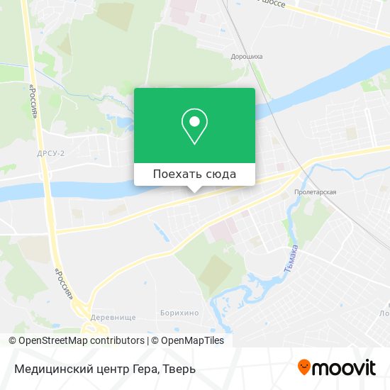 Карта Медицинский центр Гера