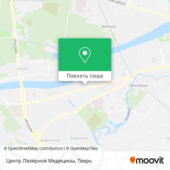 Карта Центр Лазерной Медицины