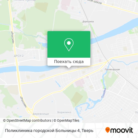 Карта Поликлиника городской Больницы 4