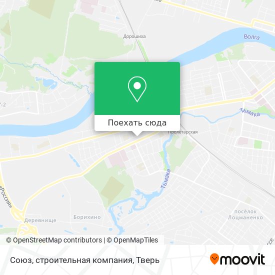 Карта Союз, строительная компания