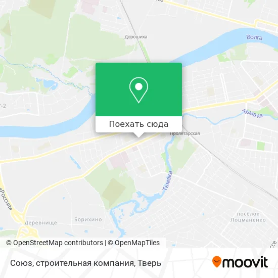 Карта Союз, строительная компания