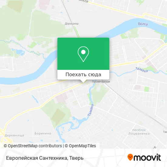 Карта Европейская Сантехника