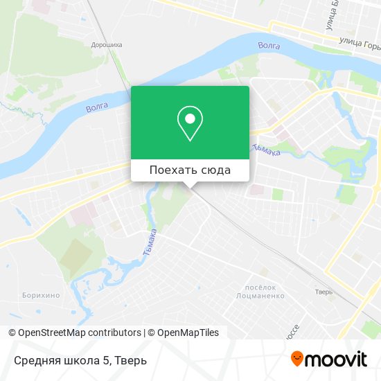 Карта Средняя школа 5