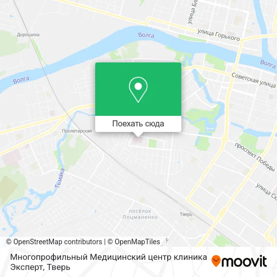 Карта Многопрофильный Медицинский центр клиника Эксперт