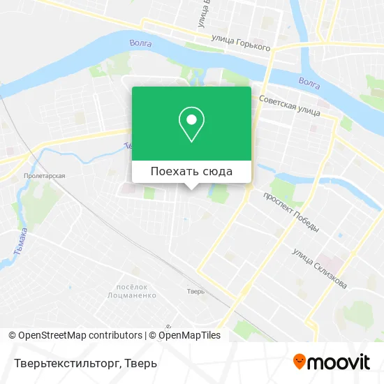 Карта Тверьтекстильторг