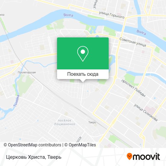 Карта Церковь Христа