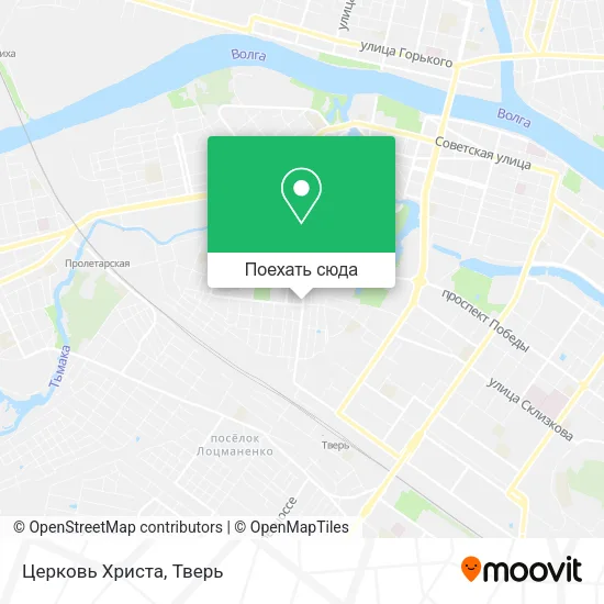 Карта Церковь Христа