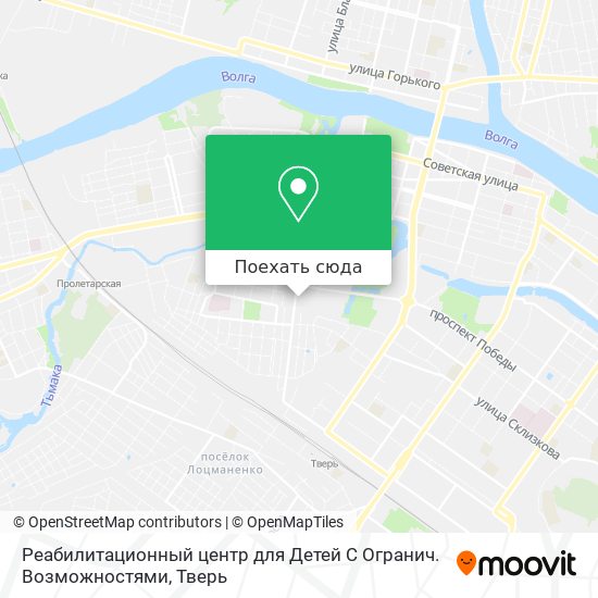 Карта Реабилитационный центр для Детей С Огранич. Возможностями