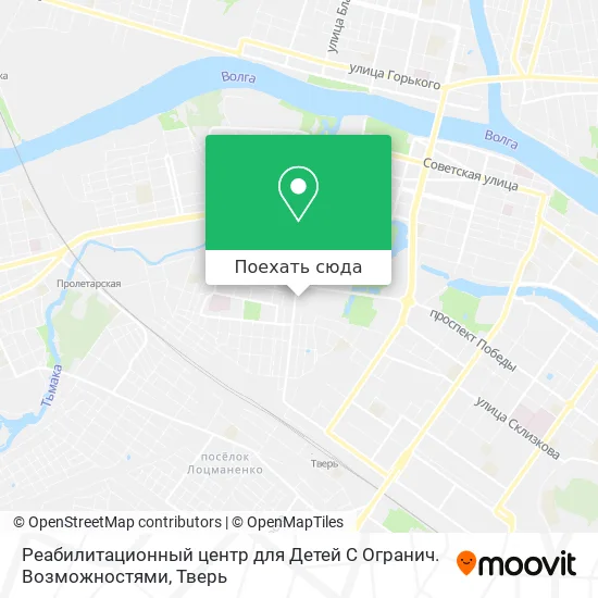 Карта Реабилитационный центр для Детей С Огранич. Возможностями