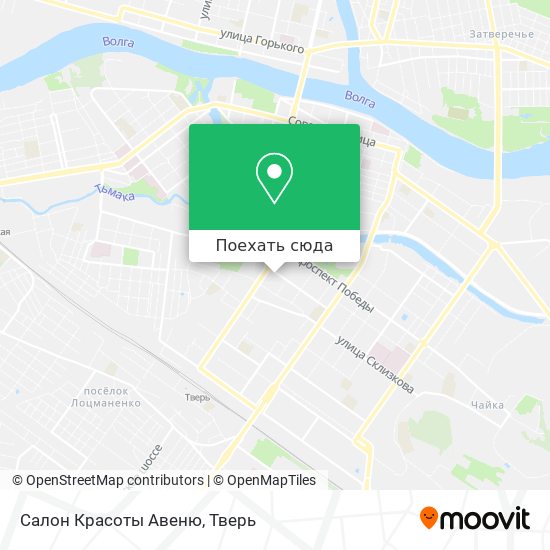 Карта Салон Красоты Авеню