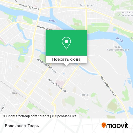 Карта Водоканал