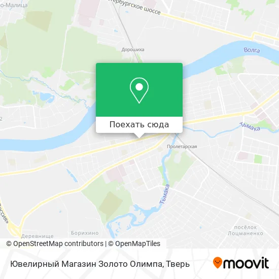 Карта Ювелирный Магазин Золото Олимпа