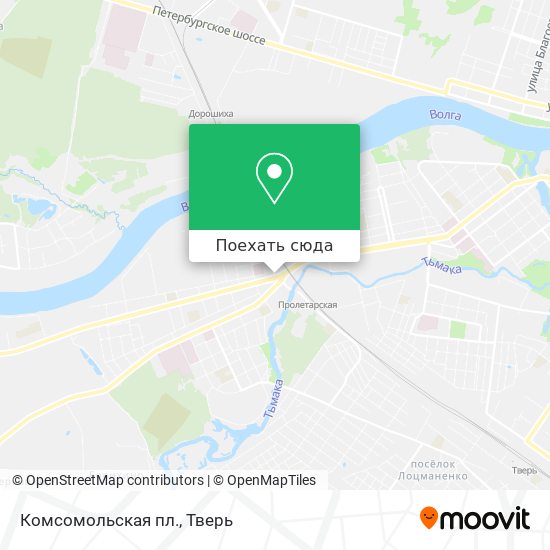 Карта Комсомольская пл.
